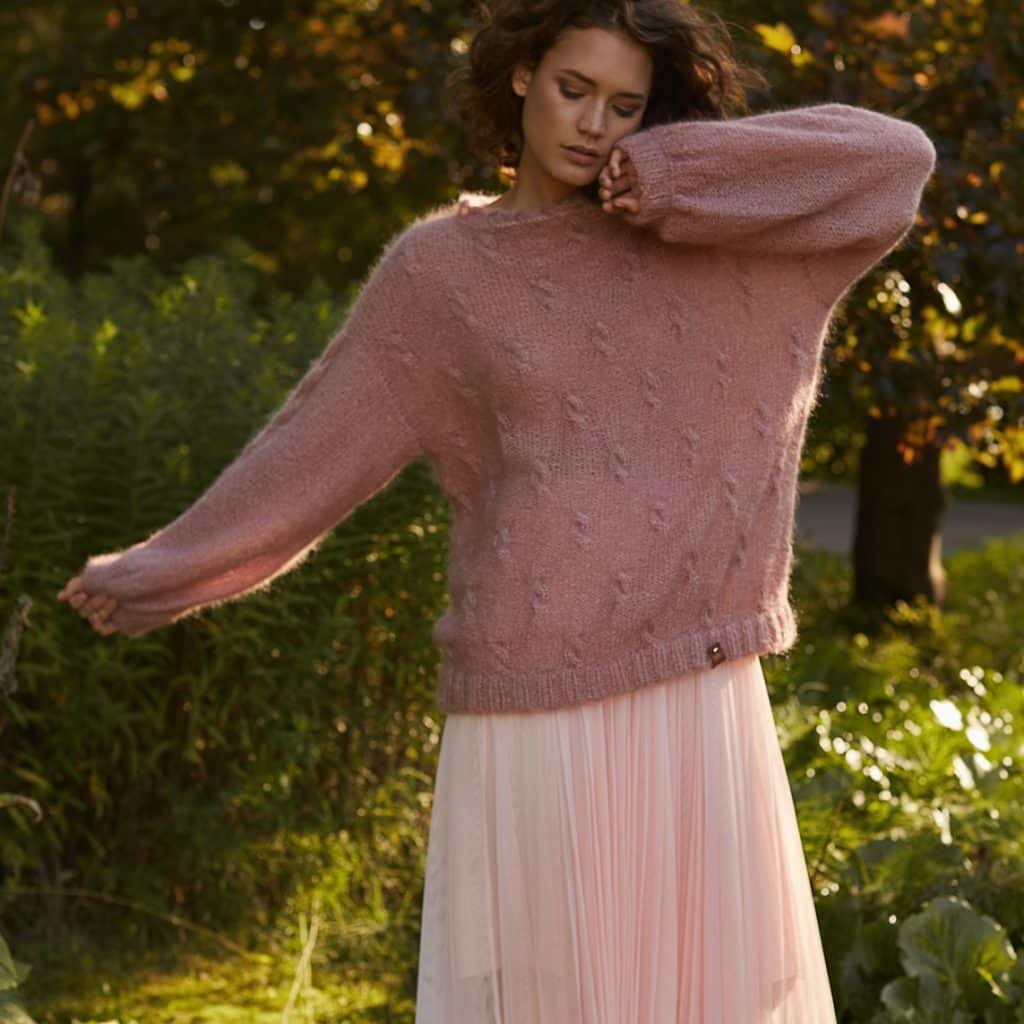 Moherowy Sweter Handmade Element No As Aleksandra Suska