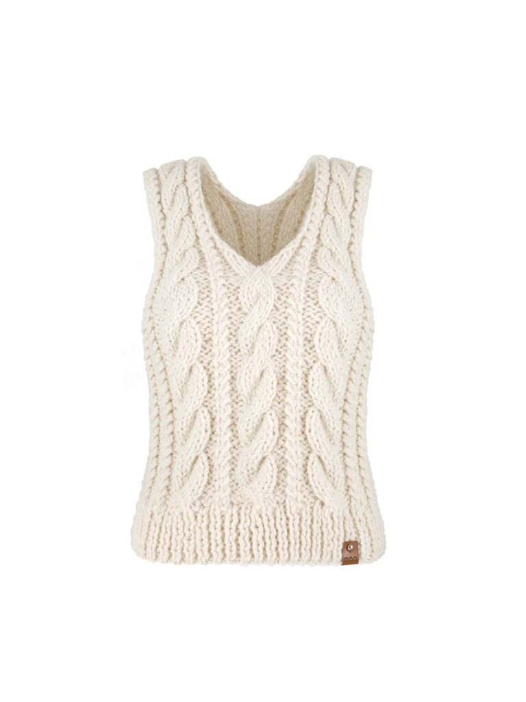 Kamizelka wełniana HANDMADE - LA VIDA TOP