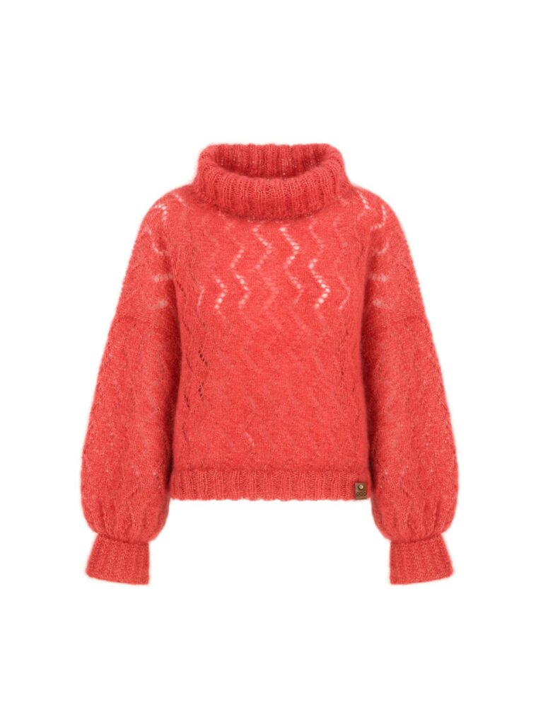 Moherowy golf HANDMADE - AUTUMN TURTLENECK No 1
