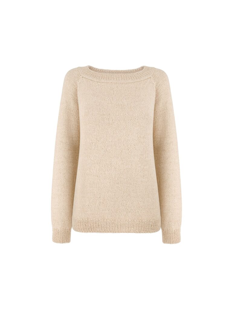 Sweter HANDMADE - ALPACA beż