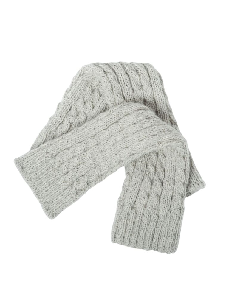 Getry wełniane - ALPACA jasnoszare