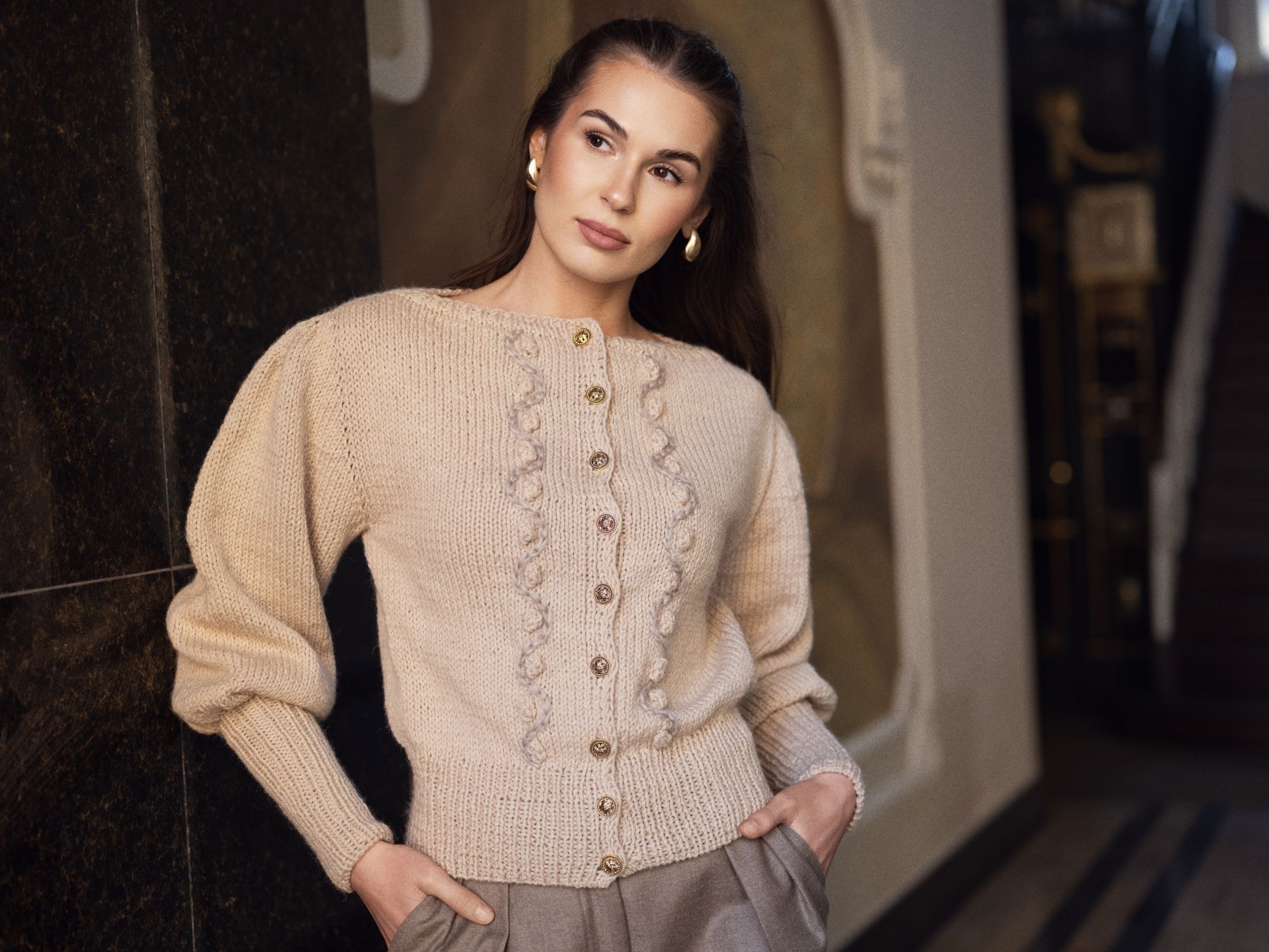 Kardigan wełniany VIVIAN 1