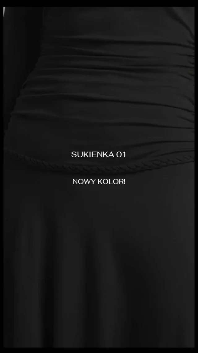 Z myślą o tych z Was, które zdecydowanie najlepiej czują się w ciemniejszych kolorach przygotowaliśmy nową odsłonę SUKIENKI 01 - tym razem w klasycznej czerni.Czy macie już przygotowaną swoją stylizację na Wielkanoc?#aleksandrasuska
#sukienka
#polskamarka